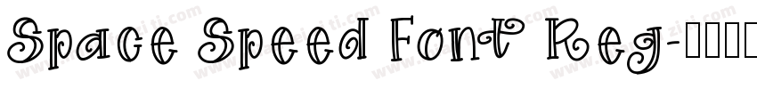 Space Speed Font Reg字体转换